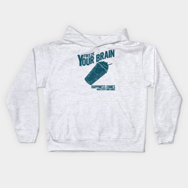 Freeze Your Brain-Heathers Kids Hoodie by JacksonBourke